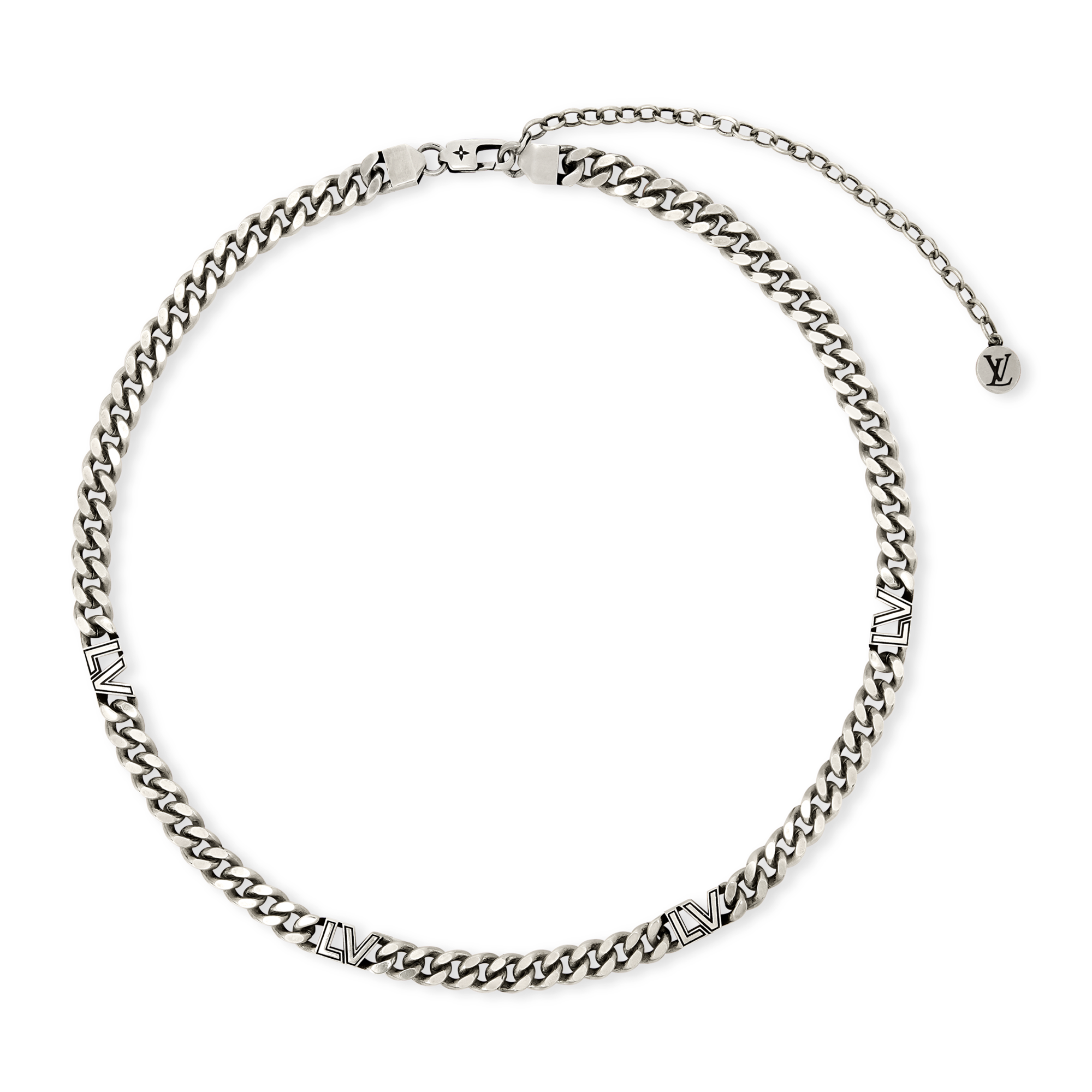 アクセサリー Jent Louis Silver Rock Chain Necklace Silver Rock Chain Necklace – Jent Louis
